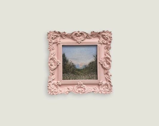 Pink Meadow - 4x4”
