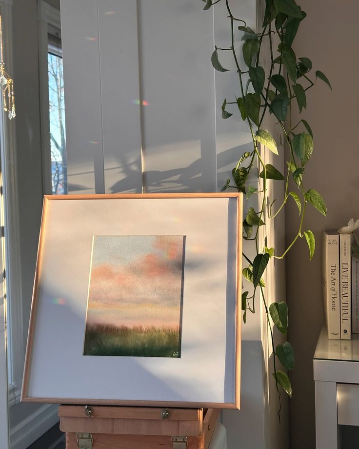 Clouded Sunset - 8x10"