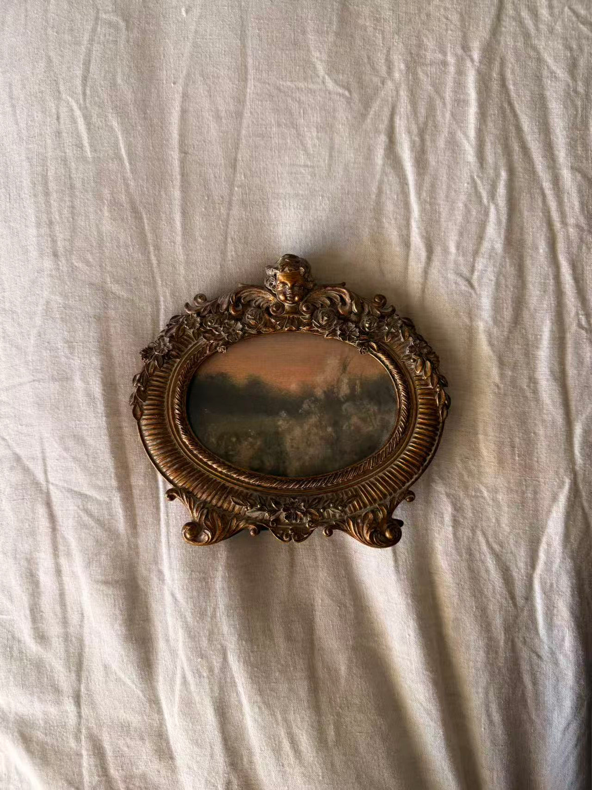 Floral Sunset - Framed Print 3x5"
